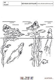 Su-Samuru boyama sayfaları